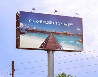 Marriott rewards billboard design