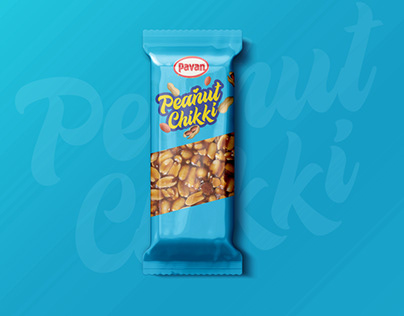 Pavan Peanut Chikki Label Design