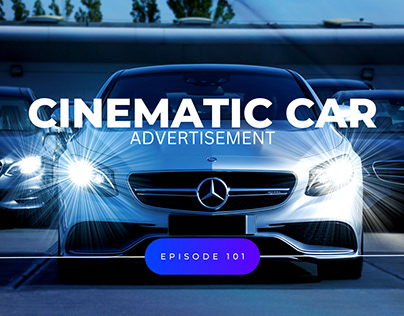 created a cinematic car sale company advertisement