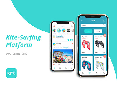 Kite Surfing App - UI/UX