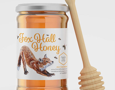 Fox Hall Honey - branding