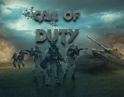 Call of duty poster design