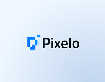 Pixelo letter P logo design | Brand Identity design