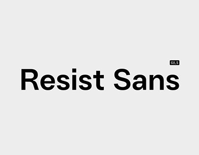 Resist Sans: Neo Grotesque (2 Free Fonts)