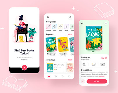 E-Book Store App Design