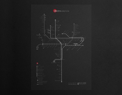 Diseño de gráfica red de Metro de Valencia