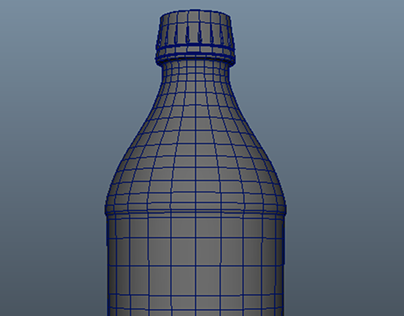 Generic Soda Bottle - Maya 3D