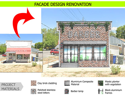 Facade design renovation service