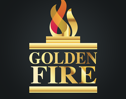 Golden Fire - Logo Design For fire safety Company.