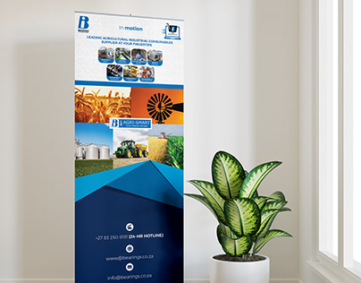 Project thumbnail - Bearings international Agri Pull up Banner Design