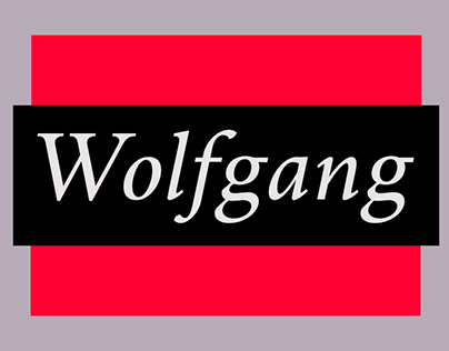 Wolfgang Typeface