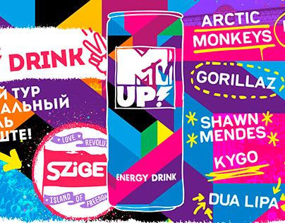 Баннер для MTV UP! ENERGY DRINK