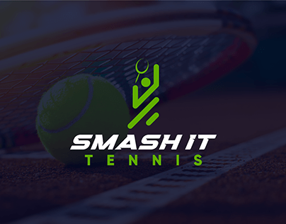 Tennis team logo concept