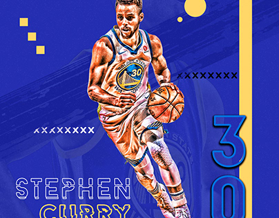 NBA POSTER | STEPHEN CURRY | #30 | 2018