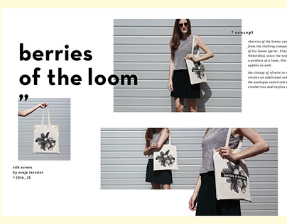 berries of the loom — textile print