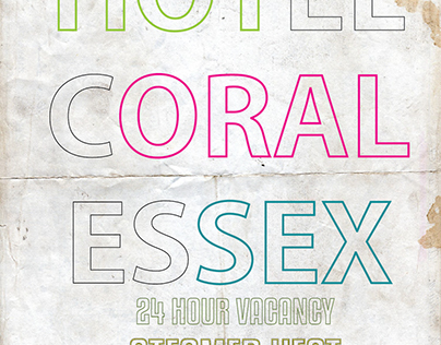 Hotel Coral Essex Signage