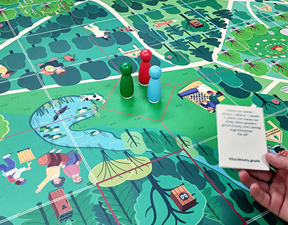 Oak Grove game area illustrations