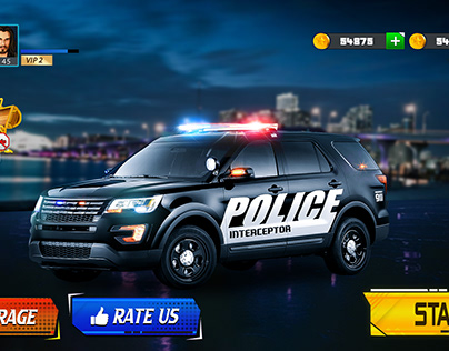 police car suv