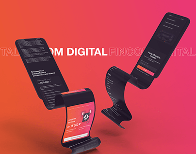 Fincom Digital | corporate web-site | UX/Ui