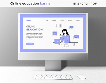 Online Education Banner