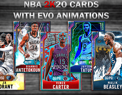 NBA 2K20 Cards w/ Evo Animations