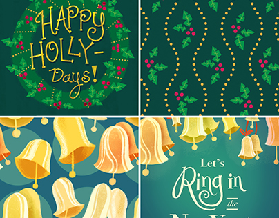 Holiday Greeting Cards + Gift Wrap