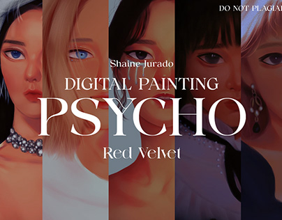 PSYCHO by Red Velvet - Digital Painting