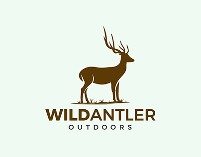 Wild Antler Outdoors Logo Design