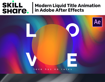 Modern Liquid Title Animation in Adobe After Effects