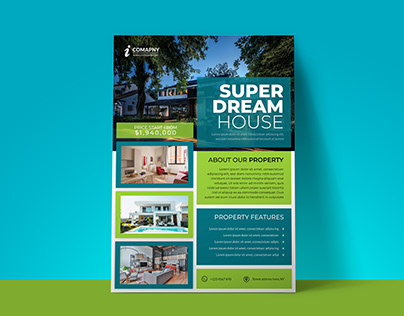 Super Home Real Estate Flyer Design