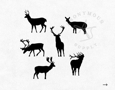 Deer Silhouet SVG