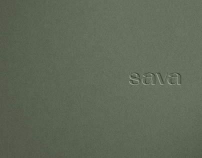 SAVA / skin care brand identity / фирменный стиль