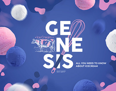 GENESIS ICE CREAM - ребрендинг