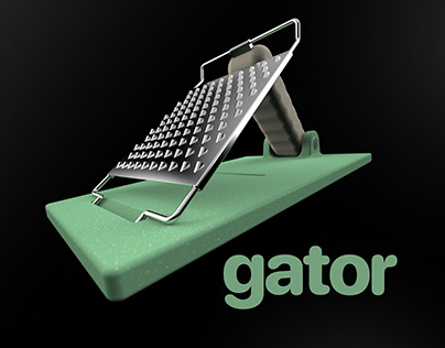 Gator | Ergonomic Grater Design