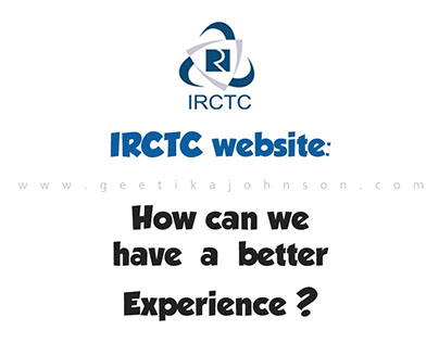 UX Audits of the Websites: IRCTC & RentSher