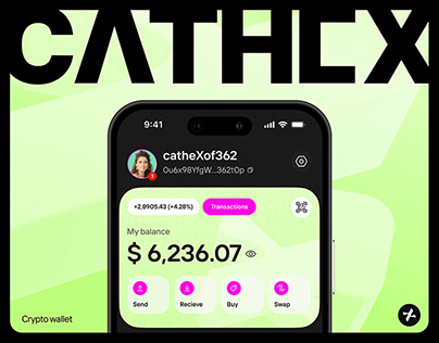 Cathex Crypto wallet | App UX/UI | Web3 Fintech Product