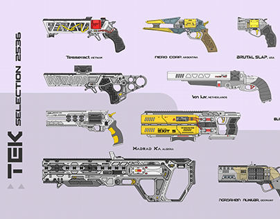 Sci-fi weapon concepts