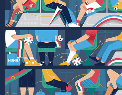 UEFA 2021 illustrations