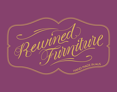 Rewined Furniture Branding & Lettering