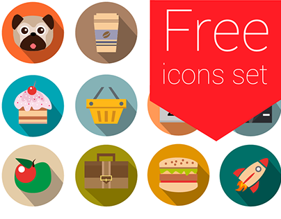 Free icons set for Landing Page