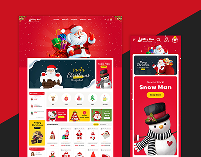 Gifty Box – Santa Christmas Shop – eCommerce Website