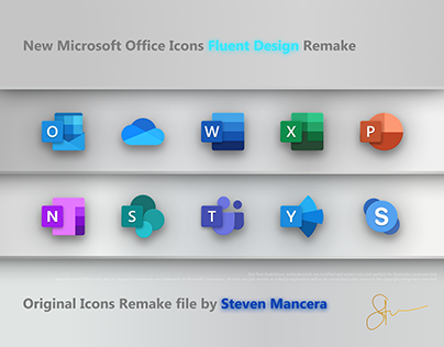 New Microsoft Office Icons Remake