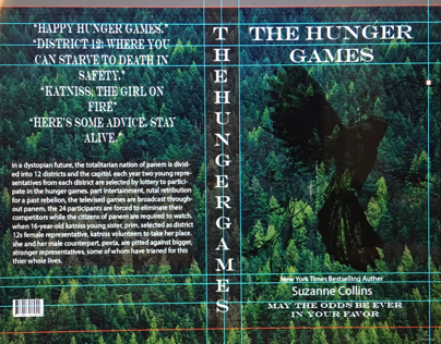 The hunger games book cover design