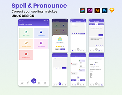 Spell & Pronounce App Design