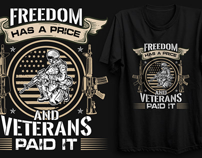 Freedom has a price, and veterans paid it T-shirt