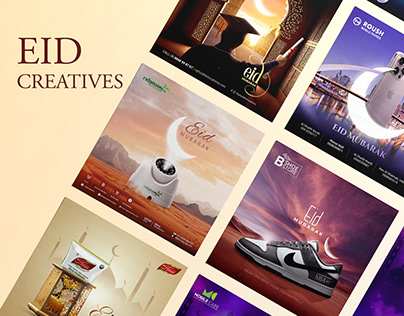 2024 Creative Eid Socialmedia Poster Designs