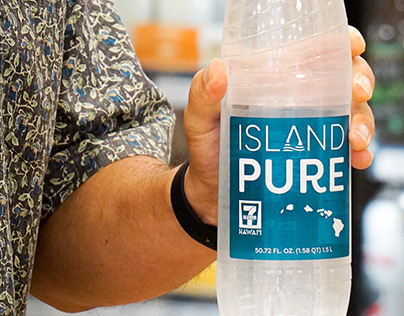Label Design: Island Pure Bottled Water