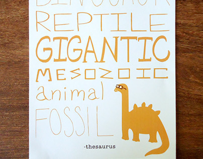Thesaurus Poster Design