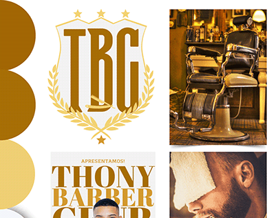 LOGOMARCA barbearia | THONY BARBE CLUB |DM para preços