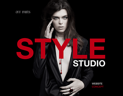 Style studio website concept